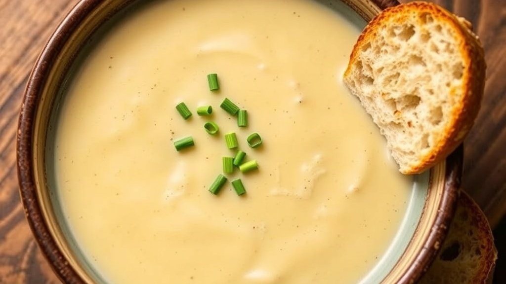 Roasted Cauliflower and Parmesan Soup