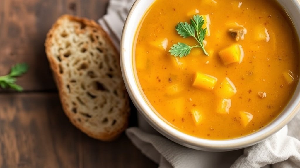 Autumn Harvest Apple and Squash Soup