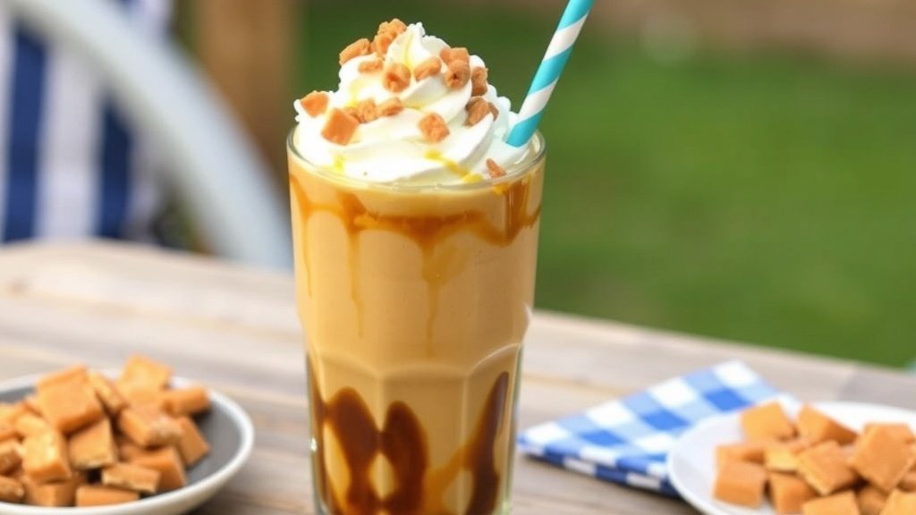 Toffee Crunch Iced Coffee Cooler