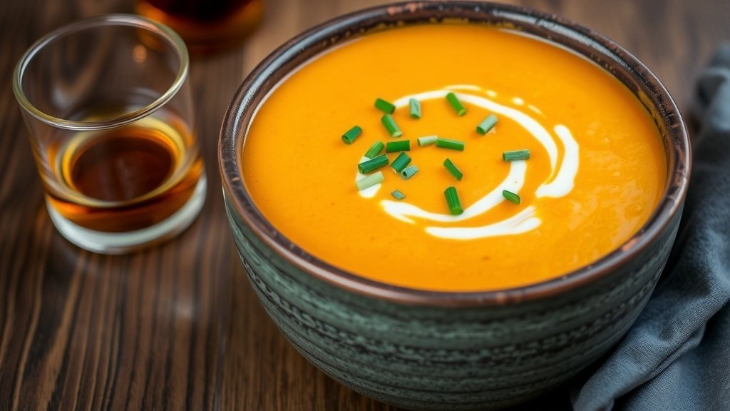 Bourbon Sweet Potato Soup