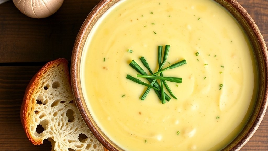 Creamy Turnip and Chive Soup