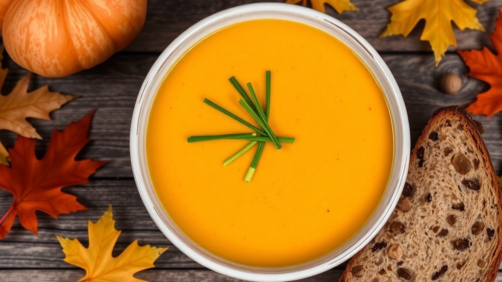 Pumpkin and Chestnut Bisque
