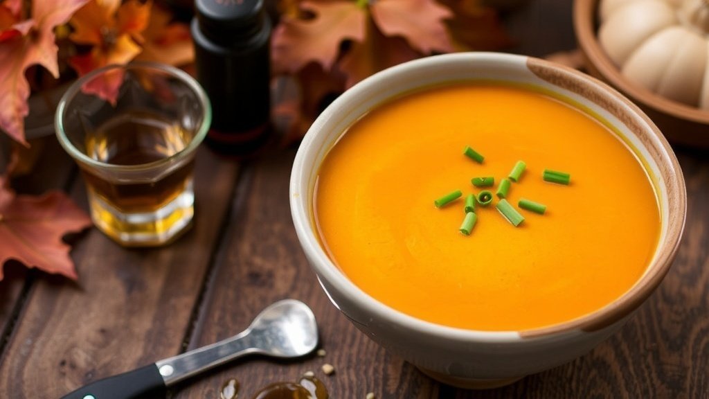 Bourbon Maple Butternut Soup