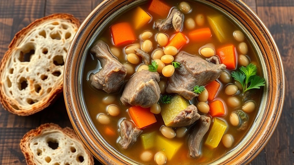 Rustic Lamb and Barley Soup