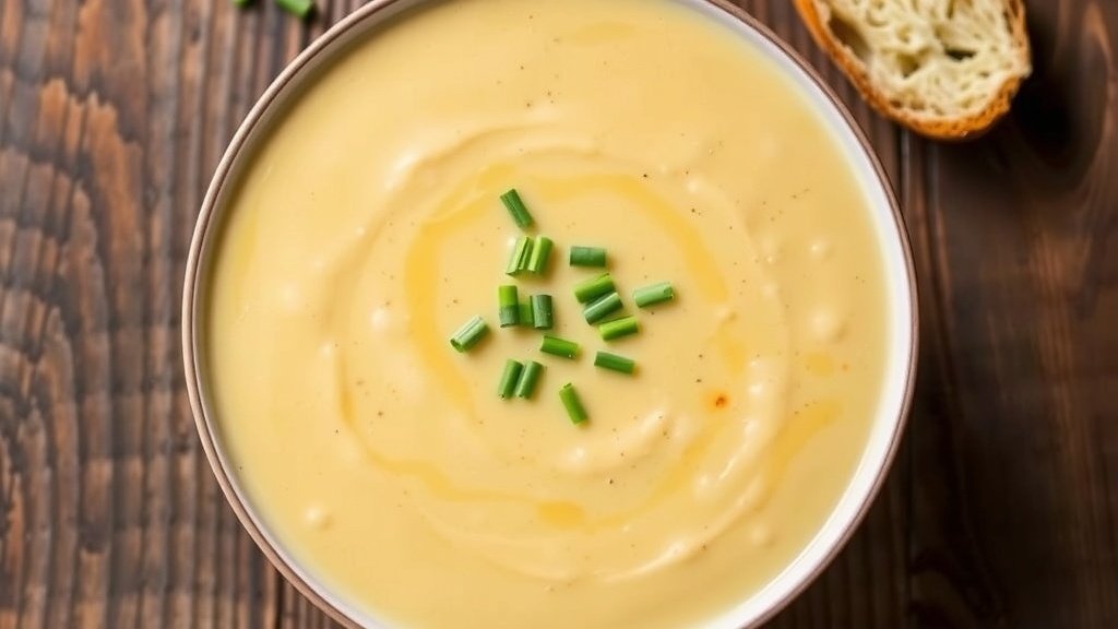 Smoked Gouda and Cauliflower Soup