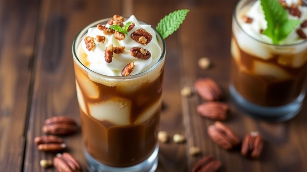 Honey Pecan Iced Coffee Sip