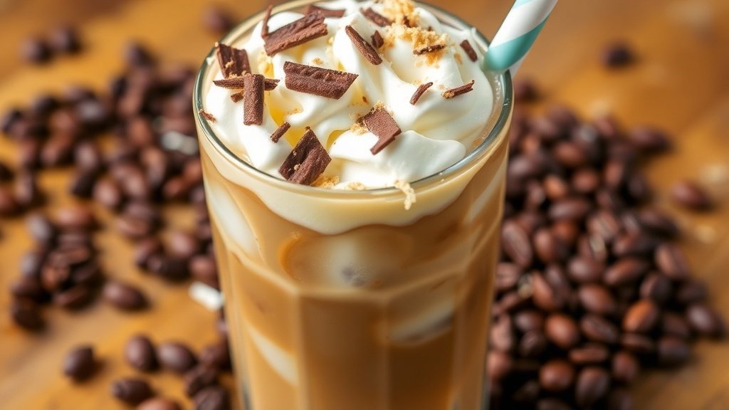 Almond Coconut Mocha Iced Coffee