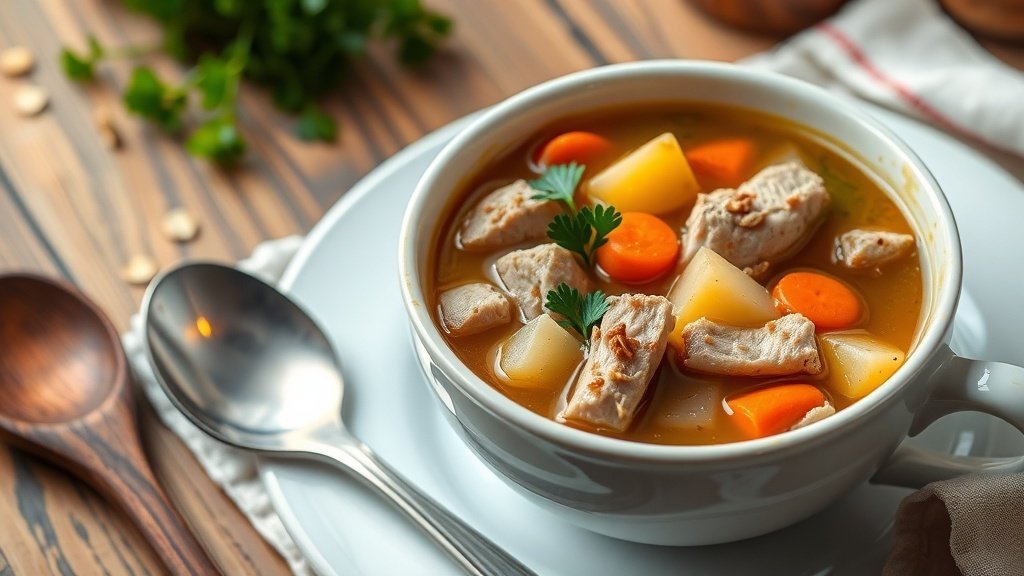 Rustic Pork and Sauerkraut Soup