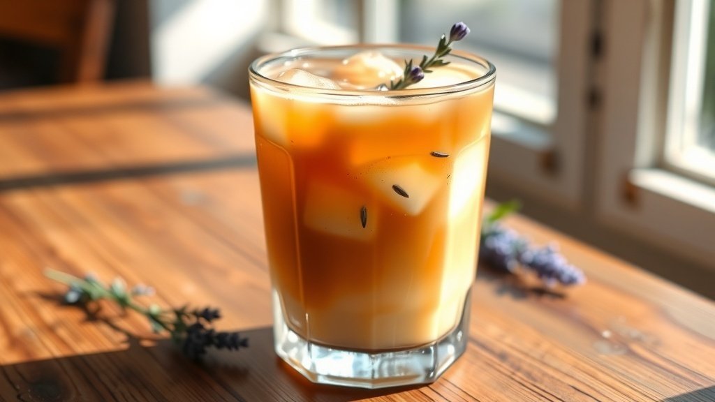 Honey Lavender Iced Coffee Bliss
