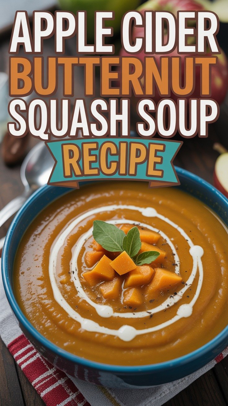 Apple Cider Butternut Squash Soup