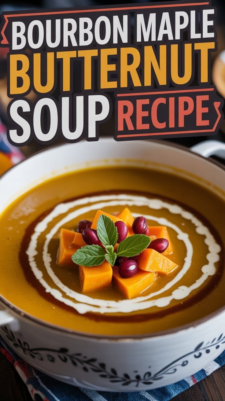 Bourbon Maple Butternut Soup
