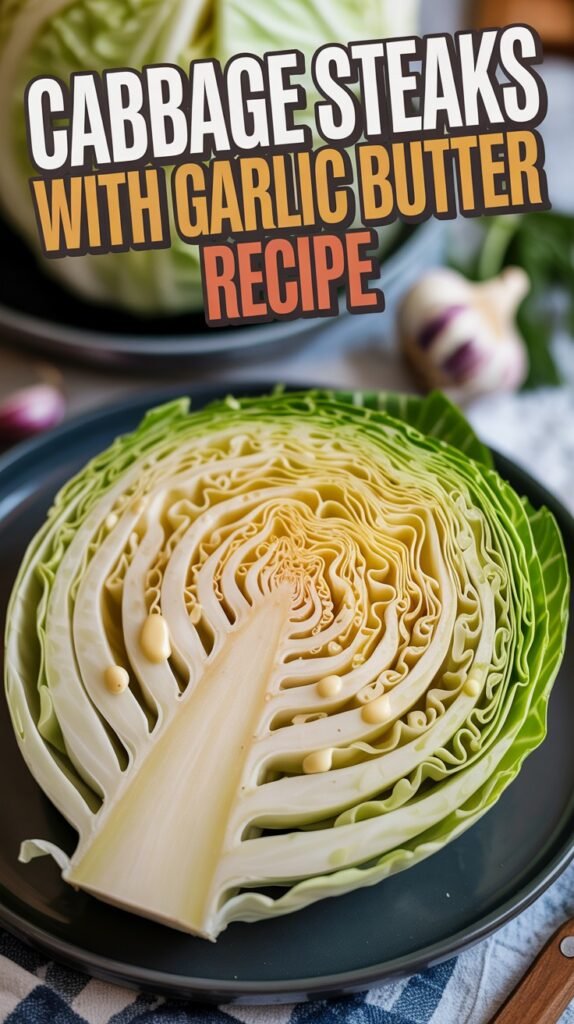 Cabbage Steaks with Garlic Butter