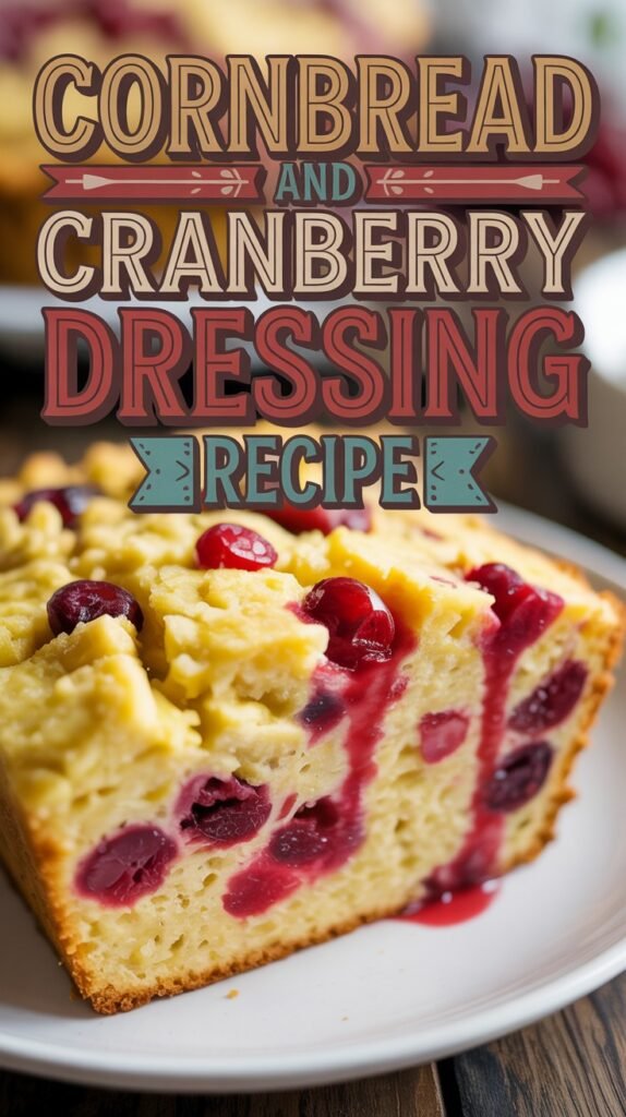 Cornbread and Cranberry Dressing