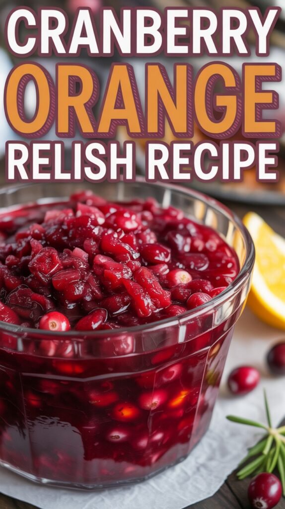 Cranberry Orange Relish