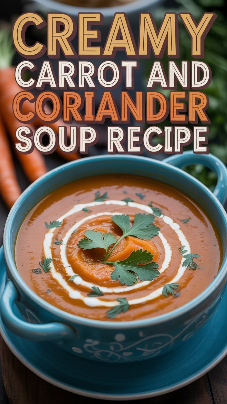 Creamy Carrot and Coriander Soup