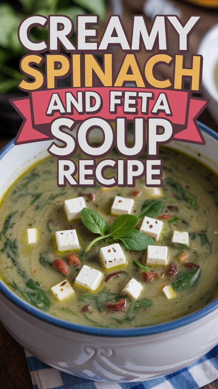 Creamy Spinach and Feta Soup
