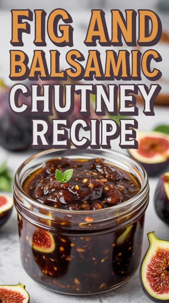 Fig and Balsamic Chutney