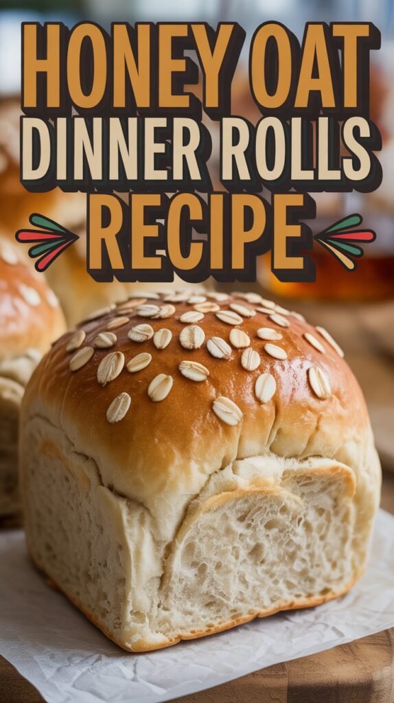 Honey Oat Dinner Rolls