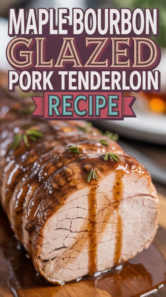 Maple Bourbon Glazed Pork Tenderloin