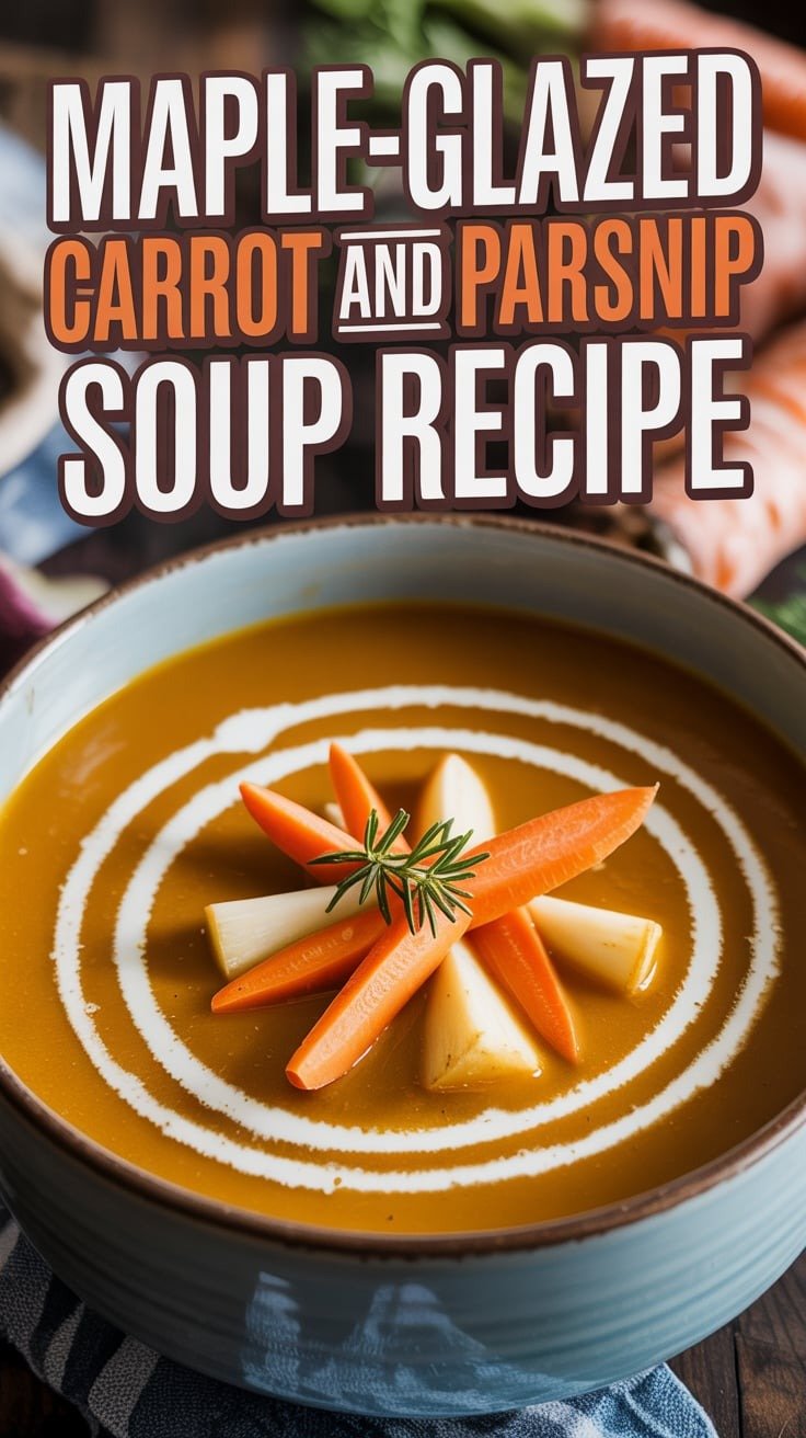 Maple-Glazed Carrot and Parsnip Soup