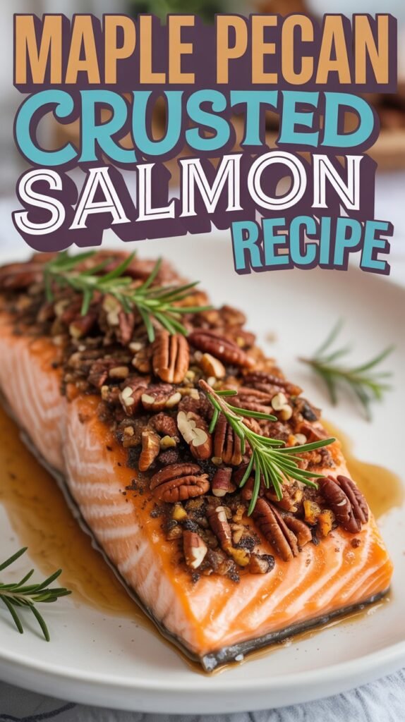 Maple Pecan Crusted Salmon