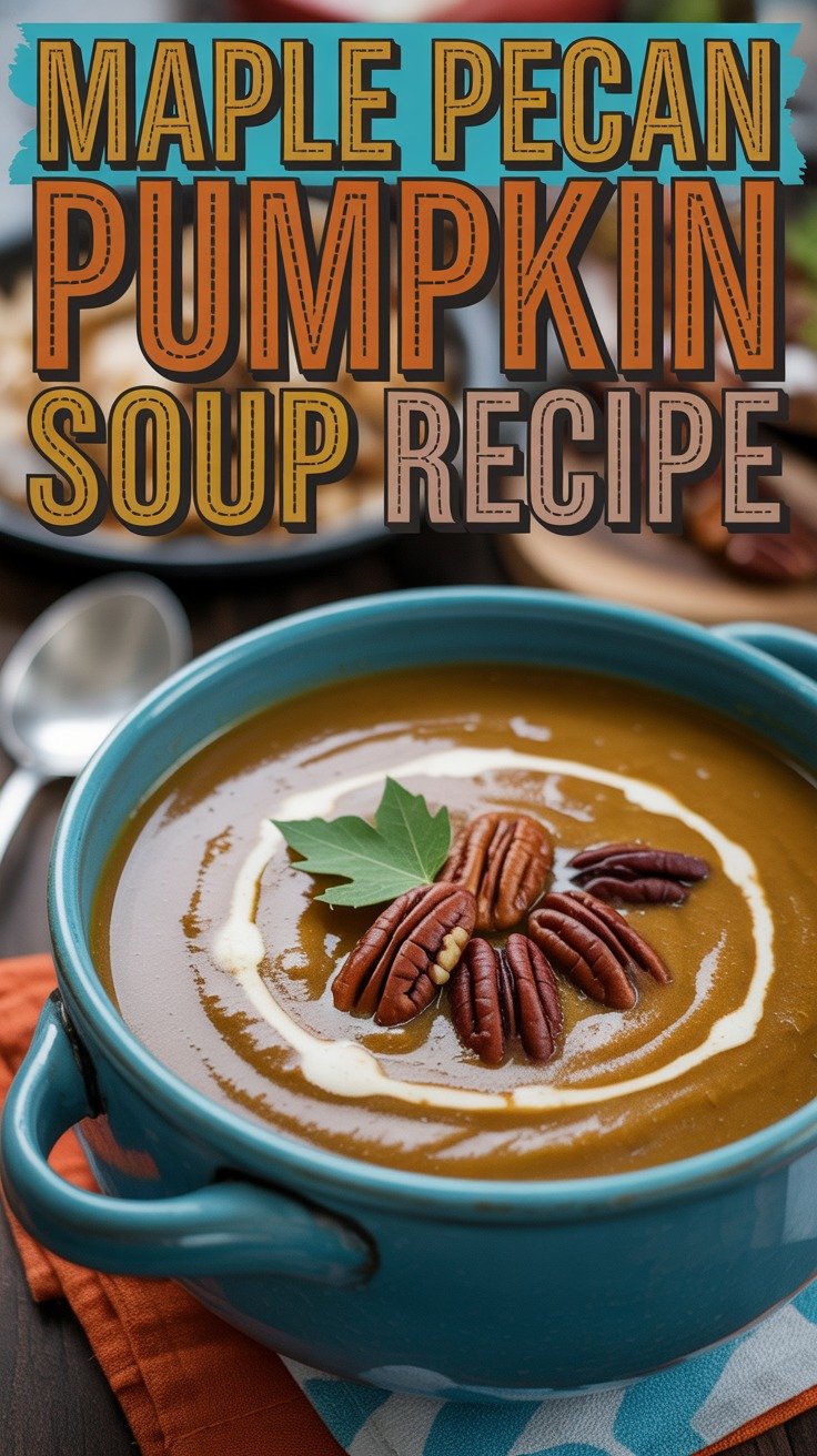 Maple Pecan Pumpkin Soup