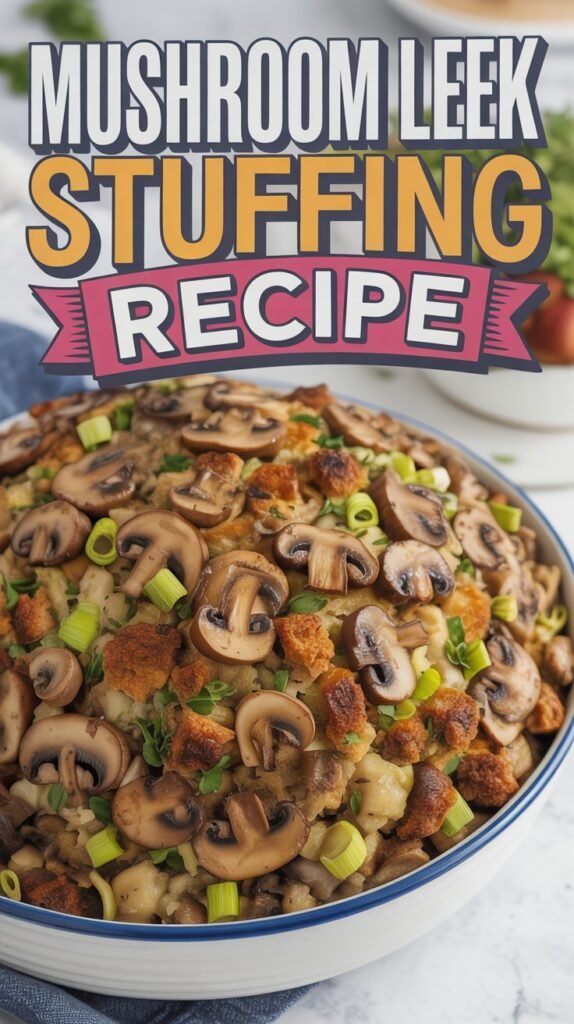 Mushroom Leek Stuffing
