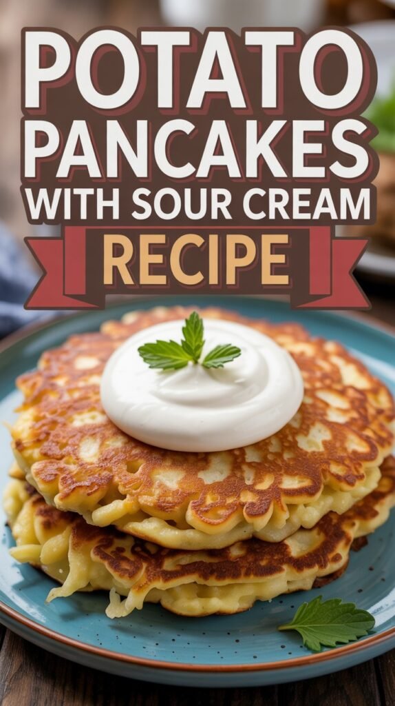 Potato Pancakes with Sour Cream