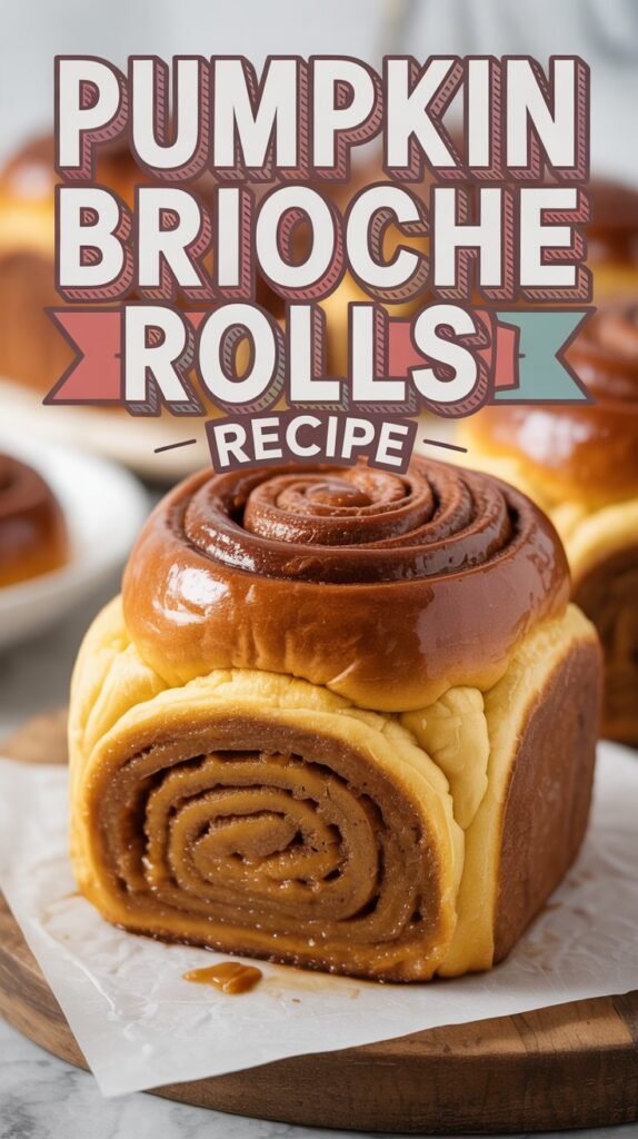Pumpkin Brioche Rolls