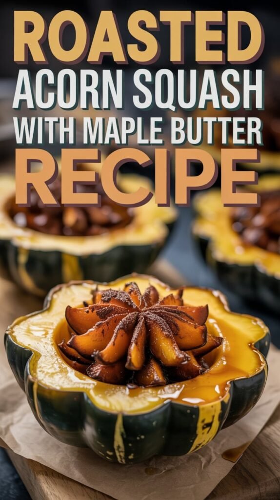 Roasted Acorn Squash with Maple Butter