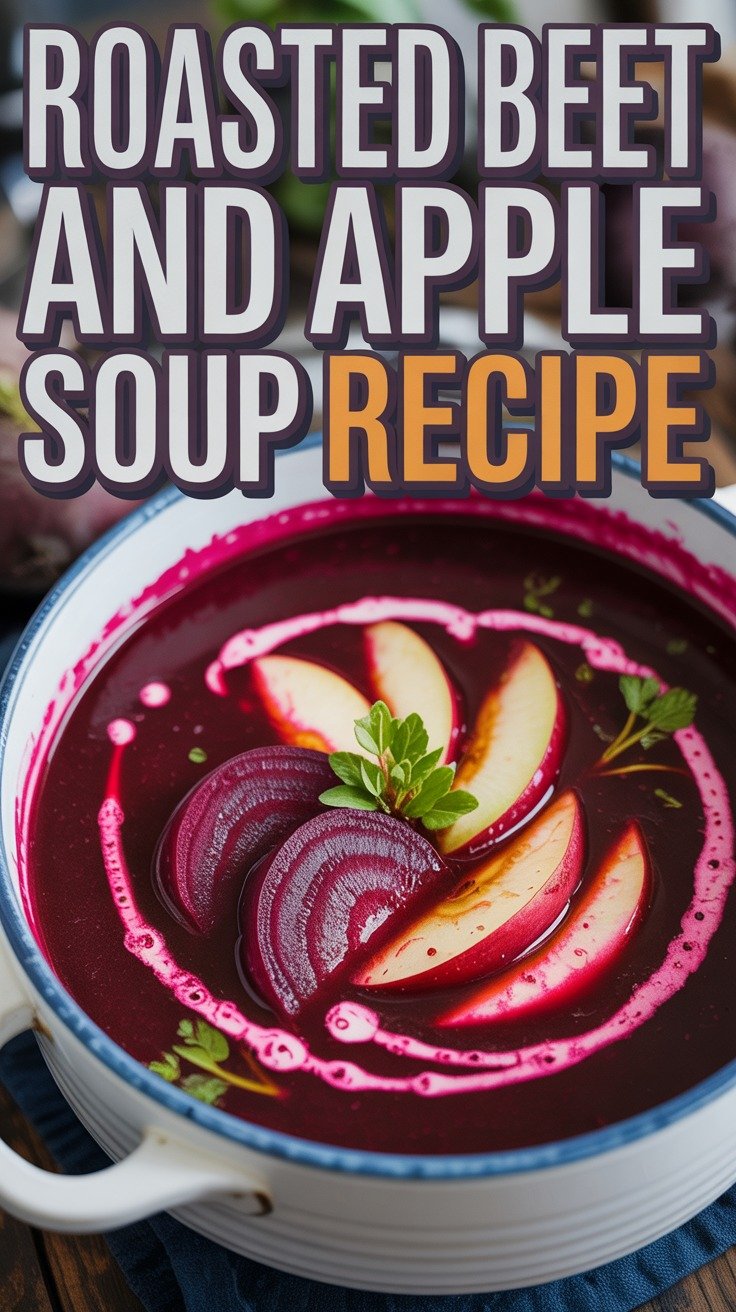 Roasted Beet and Apple Soup