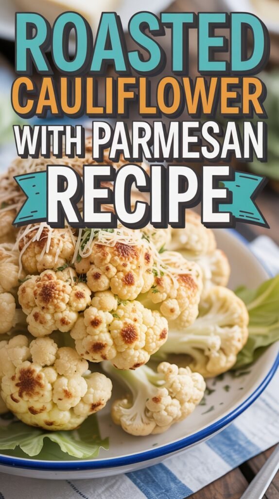 Roasted Cauliflower with Parmesan