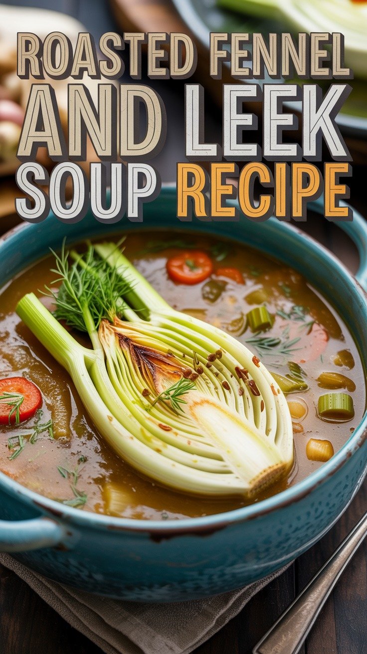 Roasted Fennel and Leek Soup