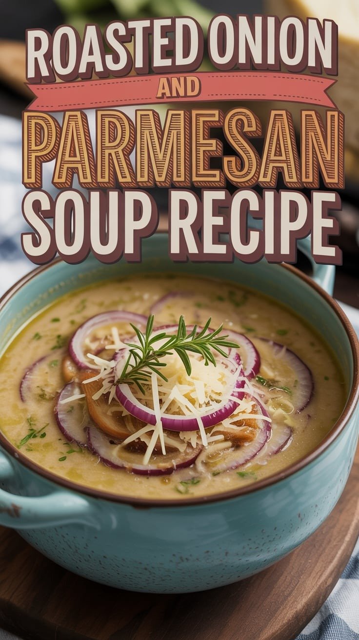 Roasted Onion and Parmesan Soup