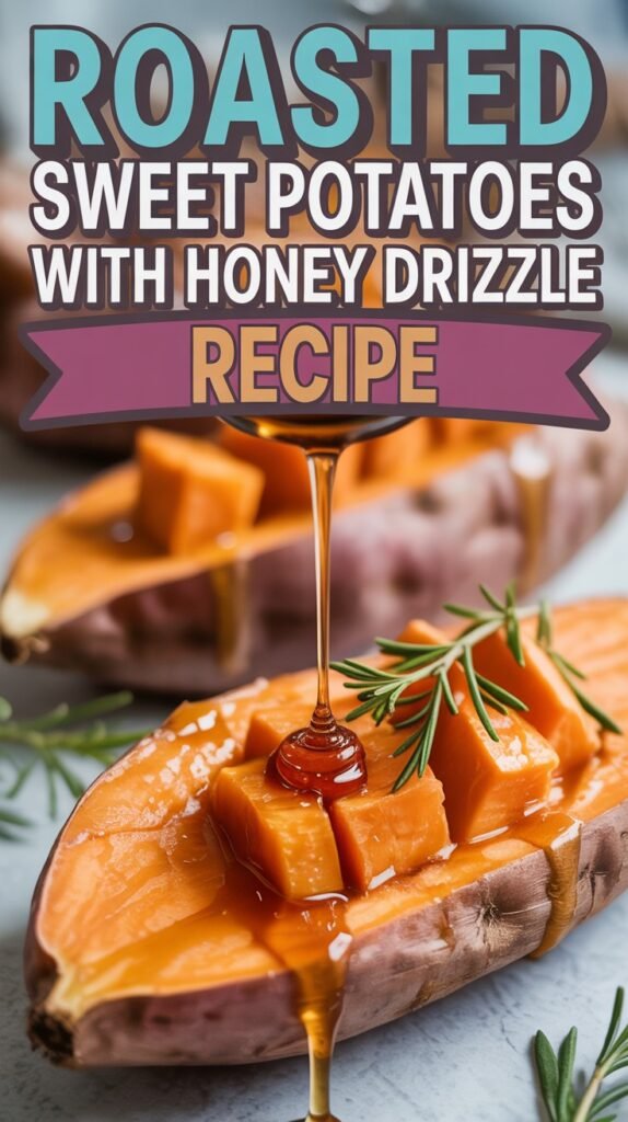 Roasted Sweet Potatoes with Honey Drizzle
