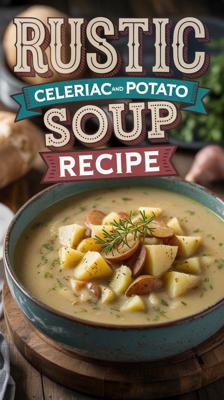 Rustic Celeriac and Potato Soup