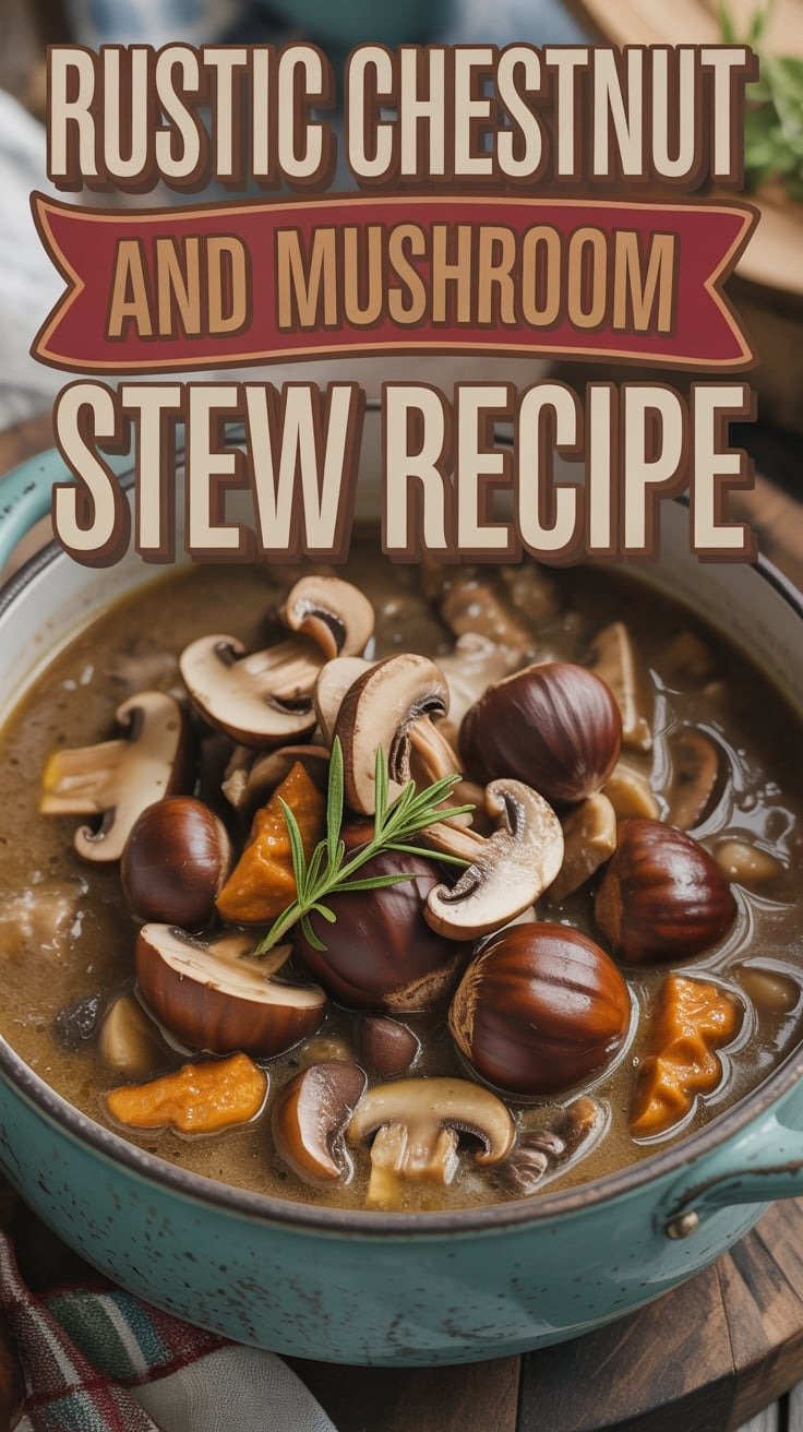 Rustic Chestnut and Mushroom Stew