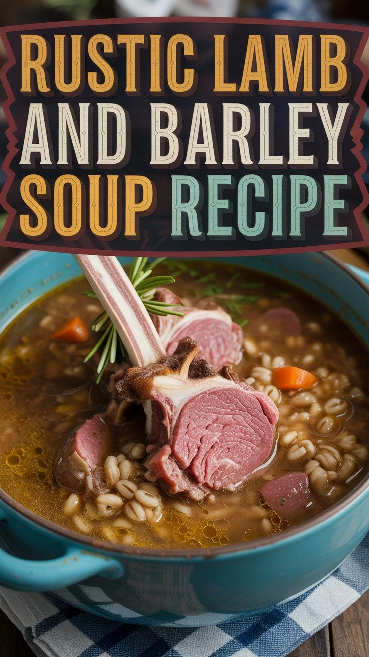 Rustic Lamb and Barley Soup