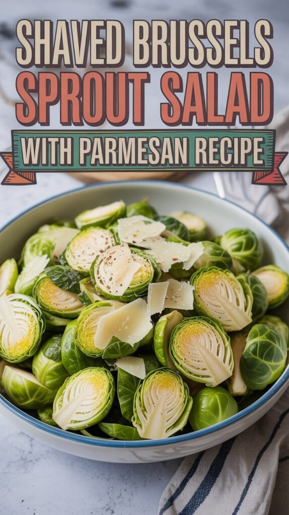 Shaved Brussels Sprout Salad with Parmesan