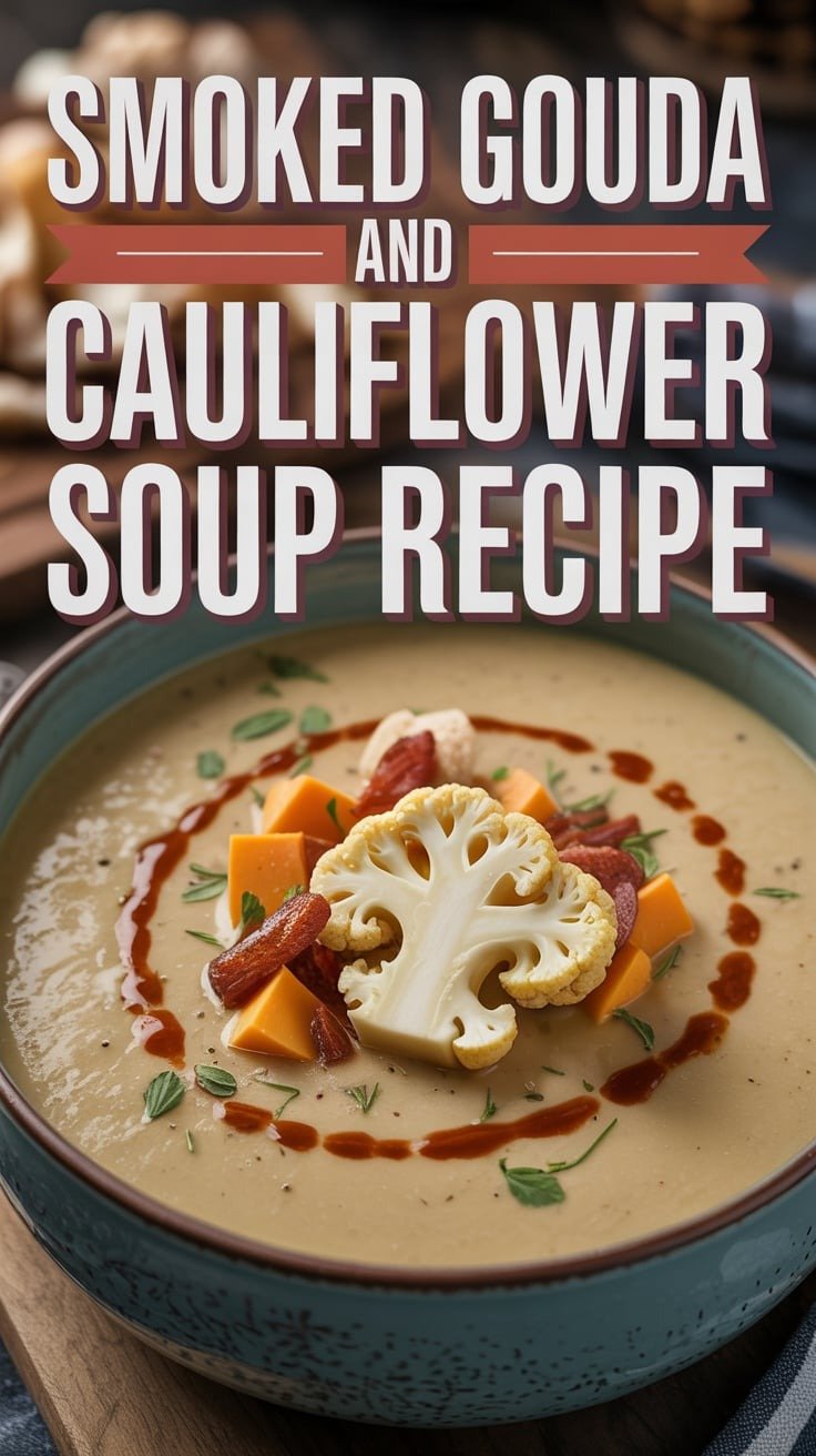 Smoked Gouda and Cauliflower Soup