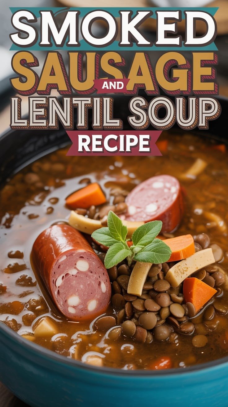Smoked Sausage and Lentil Soup