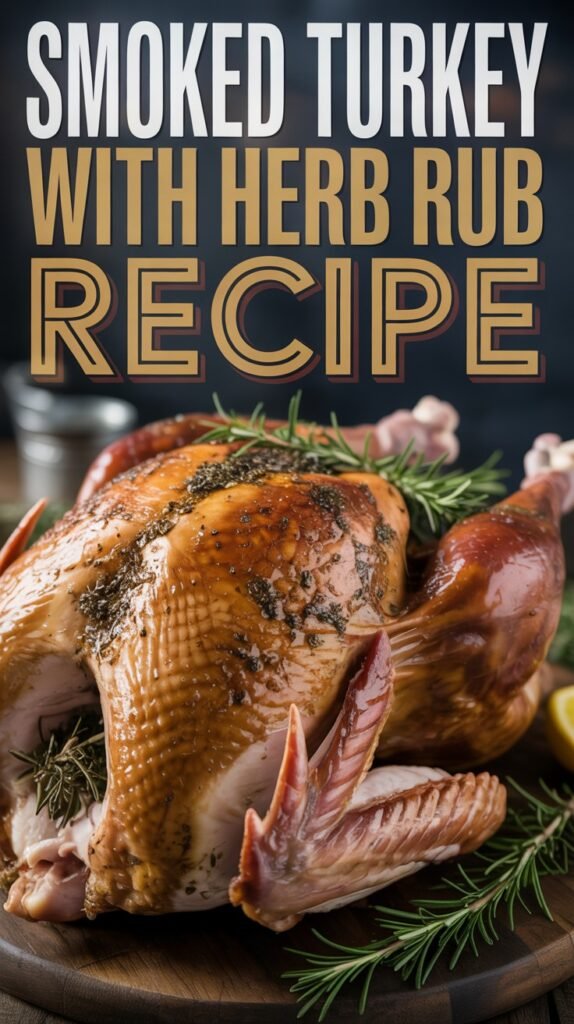 Smoked Turkey with Herb Rub