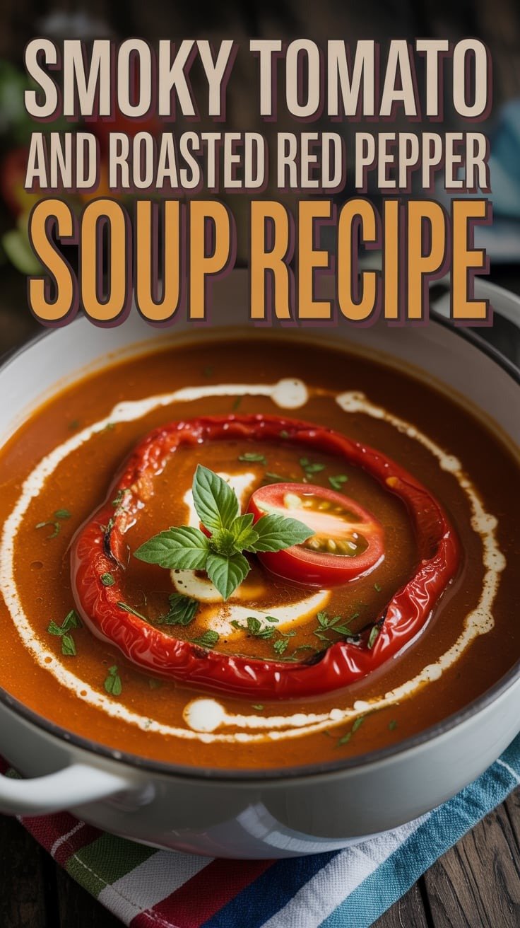 Smoky Tomato and Roasted Red Pepper Soup