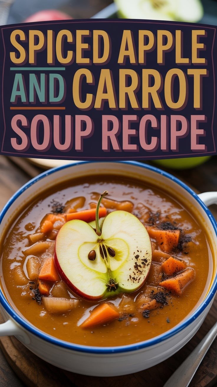 Spiced Apple and Carrot Soup