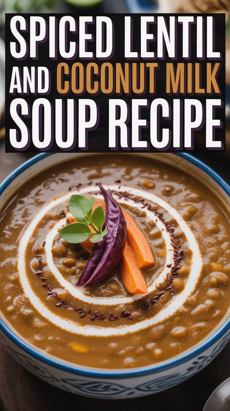Spiced Lentil and Coconut Milk Soup