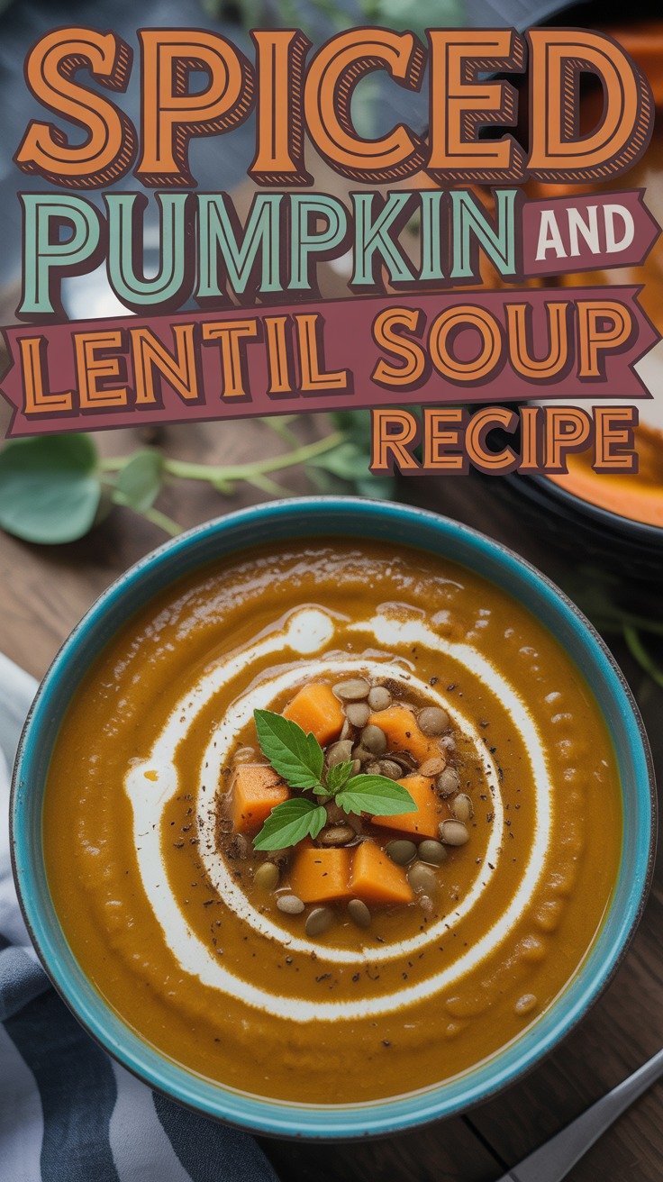 Spiced Pumpkin and Lentil Soup