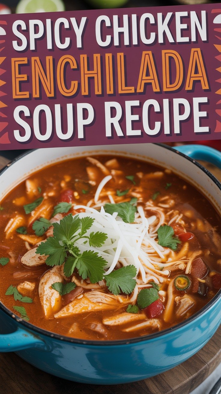 Spicy Chicken Enchilada Soup