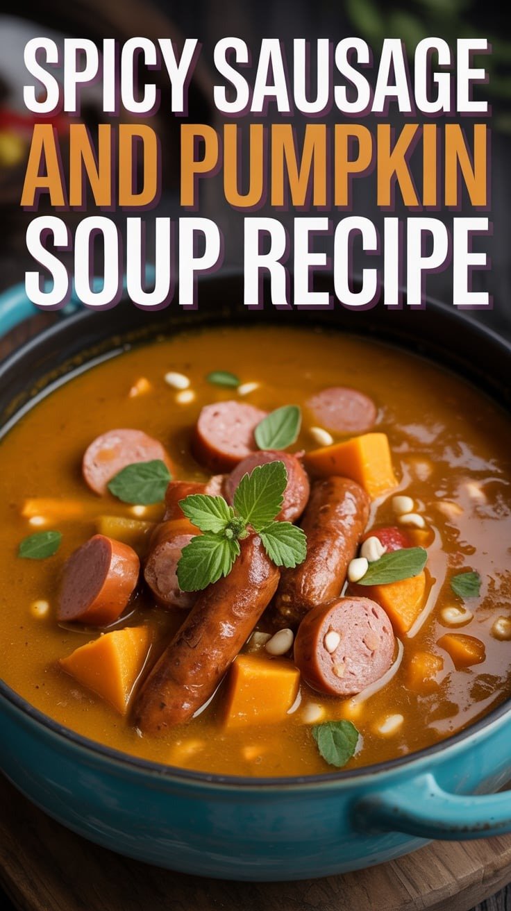 Spicy Sausage and Pumpkin Soup
