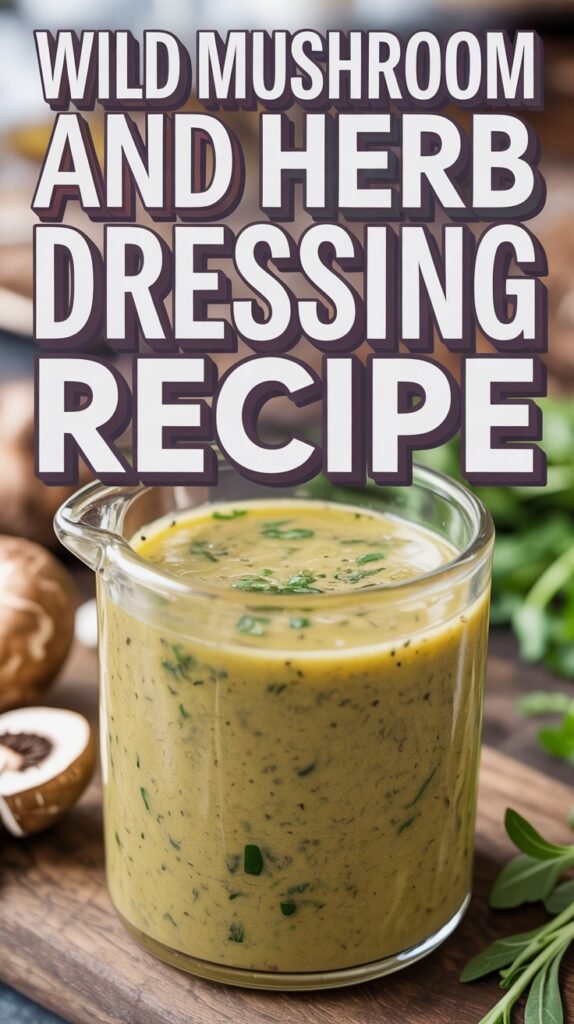 Wild Mushroom and Herb Dressing