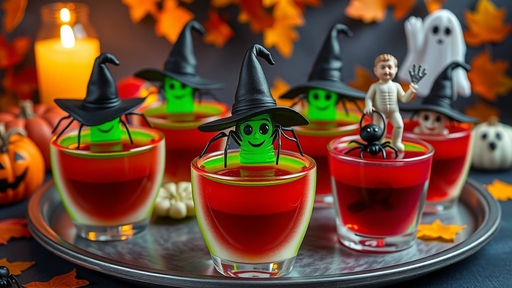 Wicked Witch Watermelon Shots